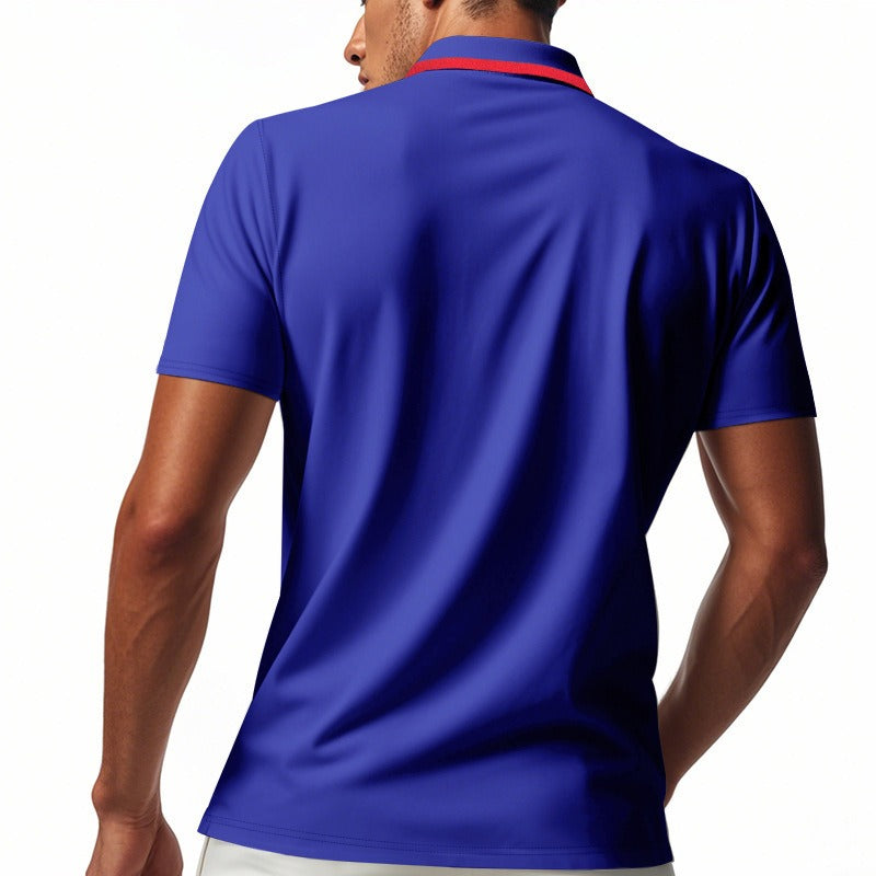 Men’s Quick-Dry Golf Polo Shirt – Short Sleeve Summer Business Casual Top | DS-2108
