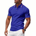 Men’s Quick-Dry Golf Polo Shirt – Short Sleeve Summer Business Casual Top | DS-2108