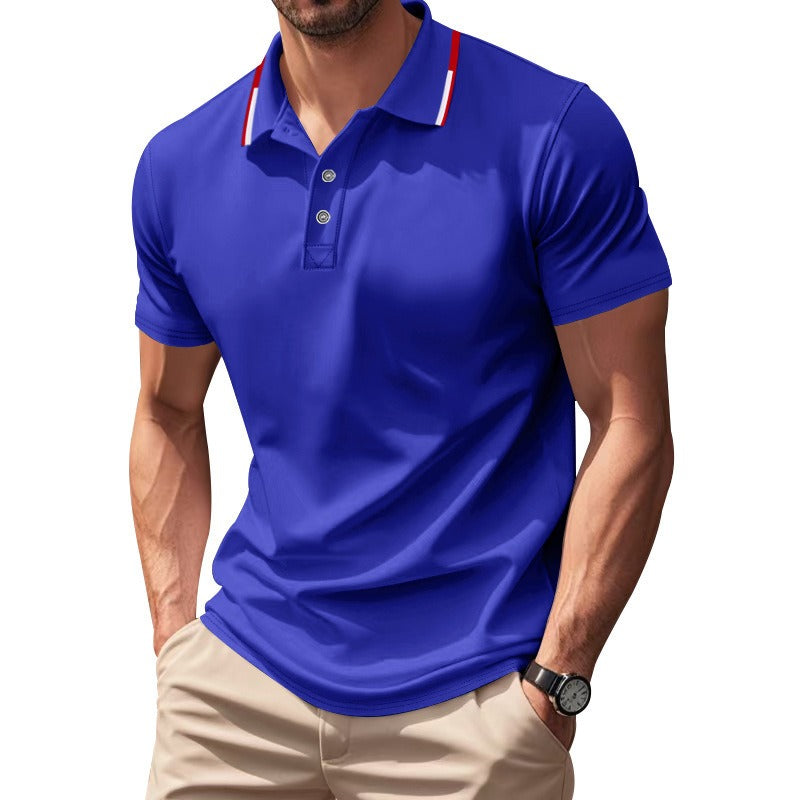 Men’s Quick-Dry Golf Polo Shirt – Short Sleeve Summer Business Casual Top | DS-2108