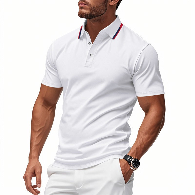 Men’s Quick-Dry Golf Polo Shirt – Short Sleeve Summer Business Casual Top | DS-2108
