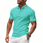 Men’s Quick-Dry Golf Polo Shirt – Short Sleeve Summer Business Casual Top | DS-2108