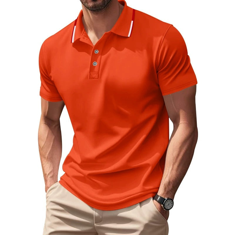 Men’s Quick-Dry Golf Polo Shirt – Short Sleeve Summer Business Casual Top | DS-2108