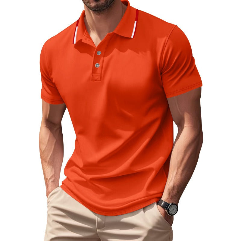 Men’s Quick-Dry Golf Polo Shirt – Short Sleeve Summer Business Casual Top | DS-2108