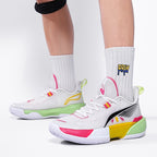 Men's Mesh Basketball Shoes Cushioning Wear-Resistant Professional Sports Sneakers | 8309