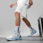 Men’s High-Performance Basketball Shoes – Seamless Knit Court Sneakers | A500