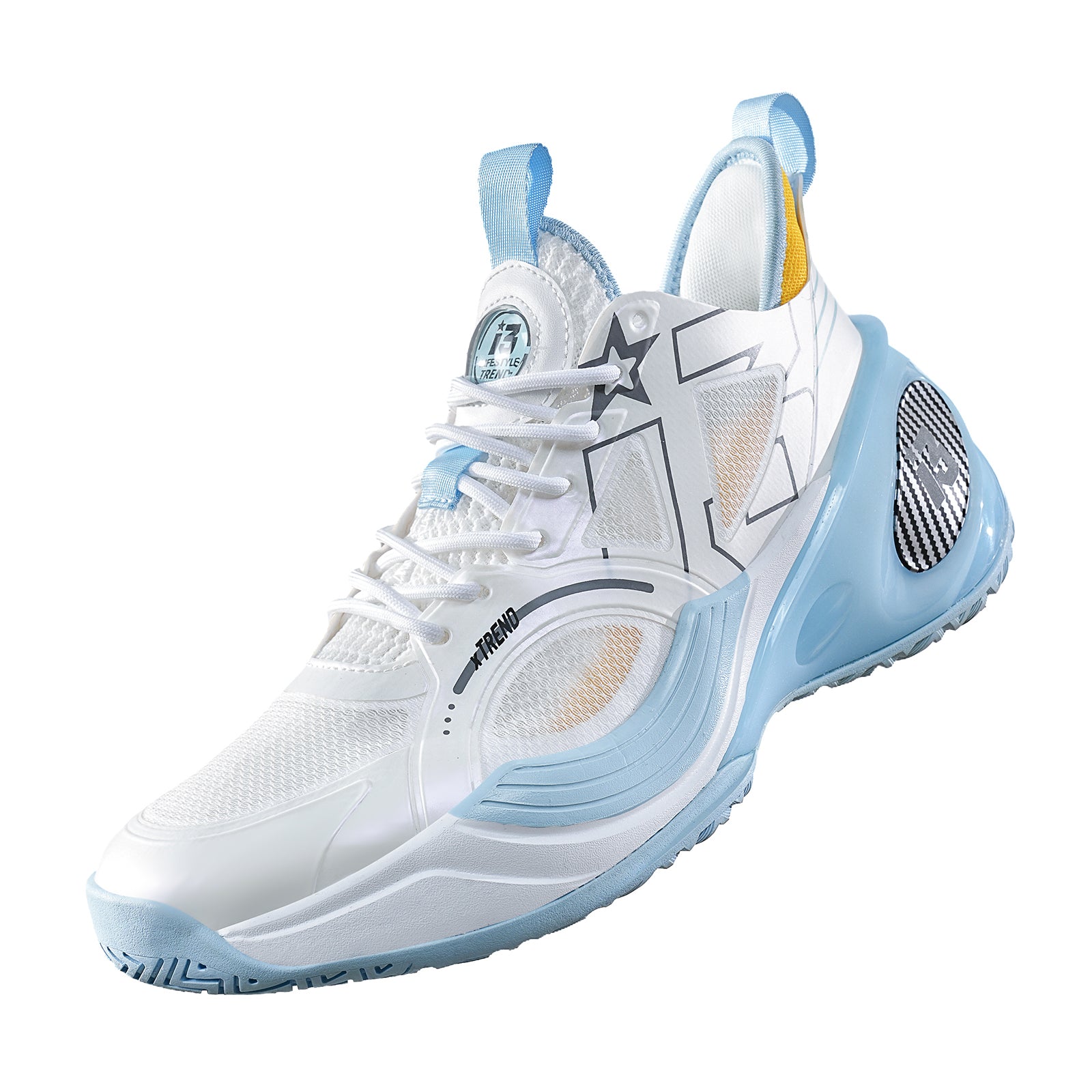 Men’s High-Performance Basketball Shoes – Seamless Knit Court Sneakers | A500