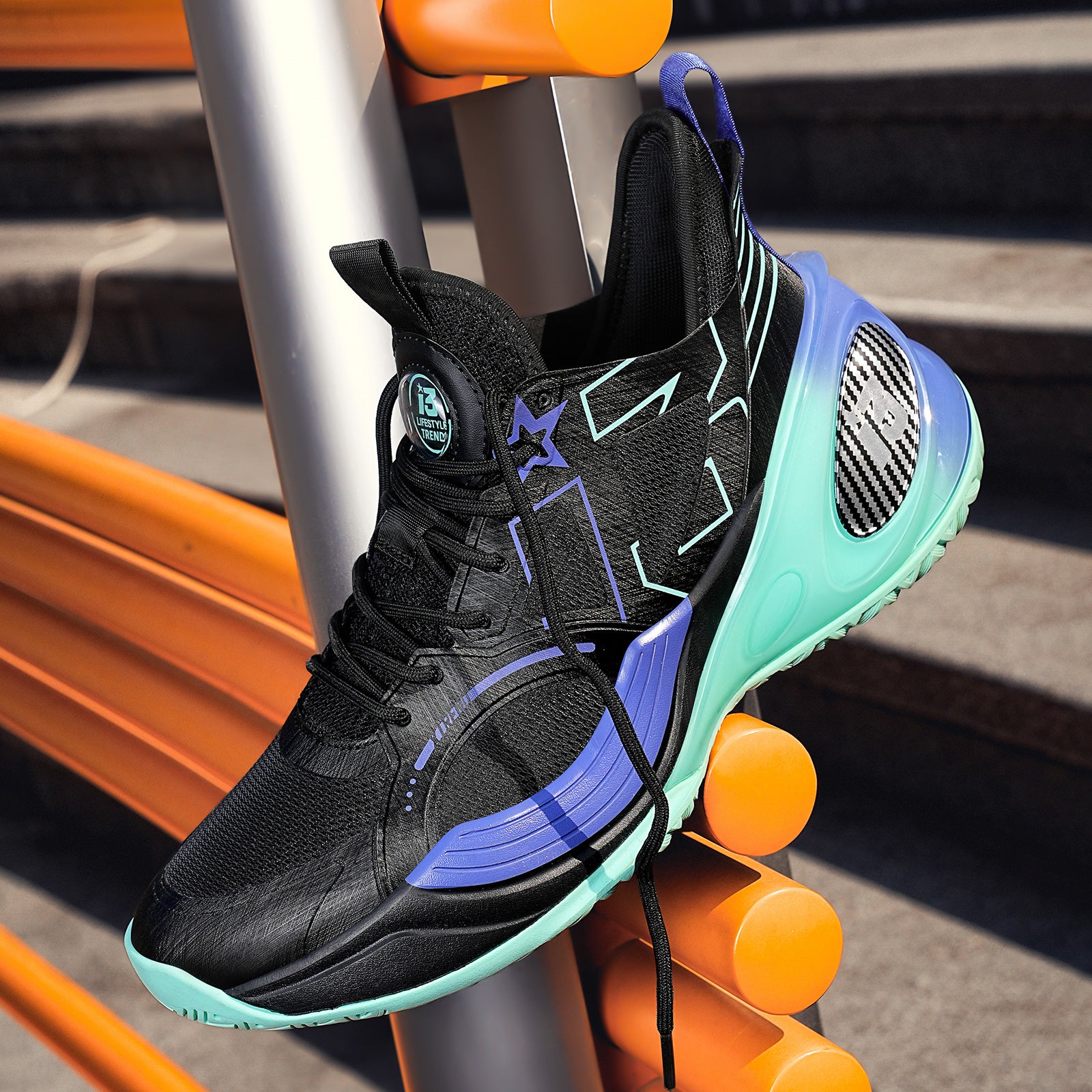 Men’s High-Performance Basketball Shoes – Seamless Knit Court Sneakers | A500