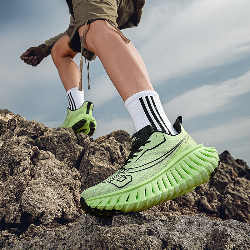 Carbon Plate Running Shoes for Men – Lightweight & Breathable with TPU Midsole Sneaker | A396