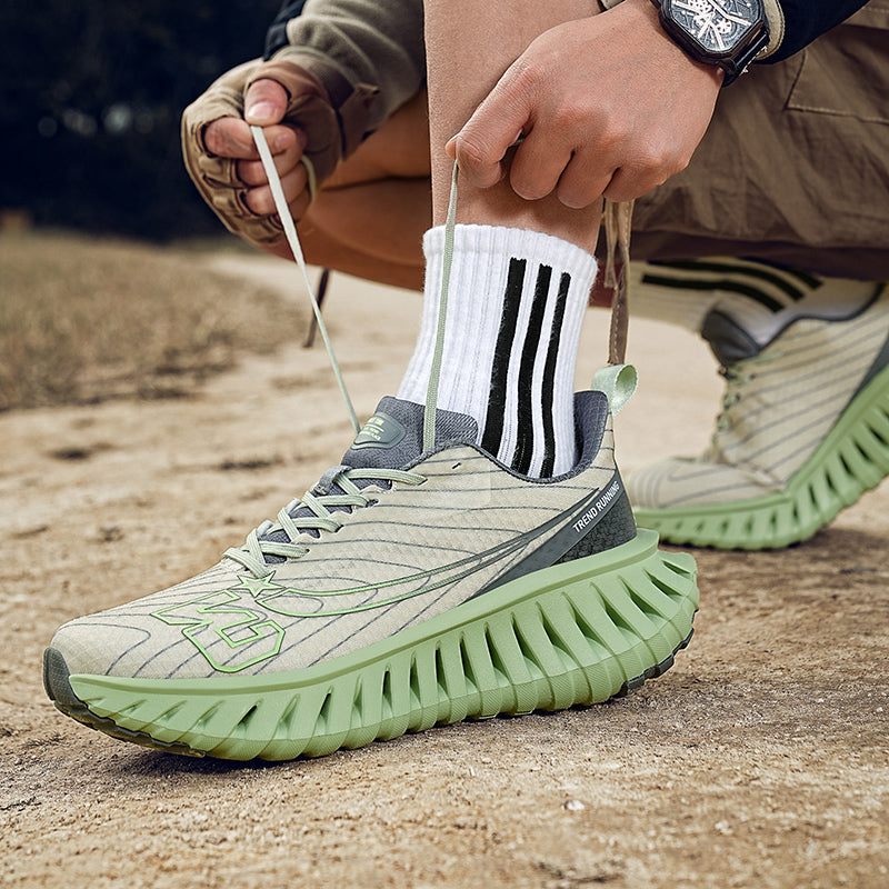 Carbon Plate Running Shoes for Men – Lightweight & Breathable with TPU Midsole Sneaker | A396