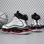 Men’s High-Top Basketball Shoes with Rotating Strap & Air Cushion – Street Sport Sneakers | A329