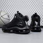 Men’s High-Top Basketball Shoes with Rotating Strap & Air Cushion – Street Sport Sneakers | A329
