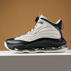 Men’s High-Top Basketball Shoes with Rotating Strap & Air Cushion – Street Sport Sneakers | A329