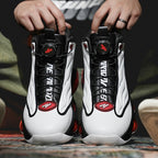 Men’s High-Top Basketball Shoes with Rotating Strap & Air Cushion – Street Sport Sneakers | A329