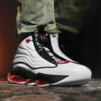 Men’s High-Top Basketball Shoes with Rotating Strap & Air Cushion – Street Sport Sneakers | A329