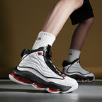 Men’s High-Top Basketball Shoes with Rotating Strap & Air Cushion – Street Sport Sneakers | A329