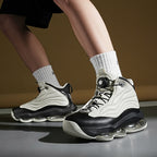 Men’s High-Top Basketball Shoes with Rotating Strap & Air Cushion – Street Sport Sneakers | A329