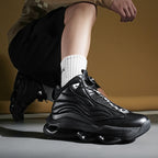 Men’s High-Top Basketball Shoes with Rotating Strap & Air Cushion – Street Sport Sneakers | A329