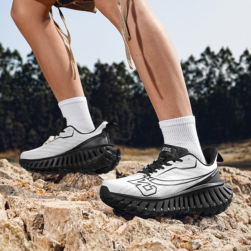 Carbon Plate Running Shoes for Men – Lightweight & Breathable with TPU Midsole Sneaker | A396