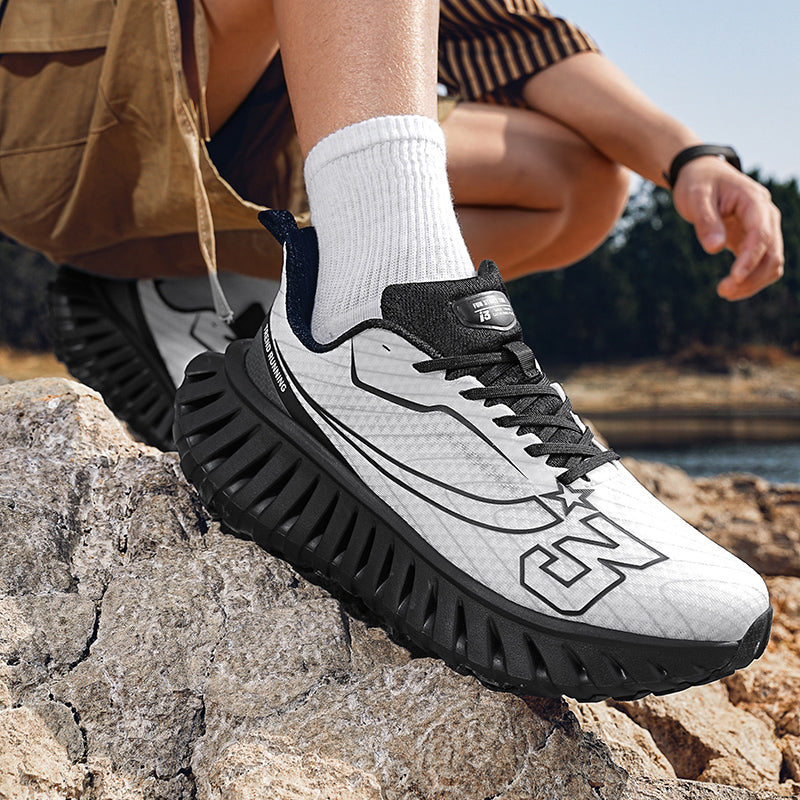 Carbon Plate Running Shoes for Men – Lightweight & Breathable with TPU Midsole Sneaker | A396