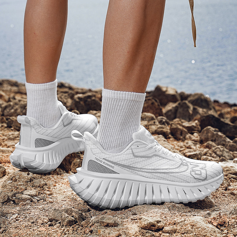 Carbon Plate Running Shoes for Men – Lightweight & Breathable with TPU Midsole Sneaker | A396