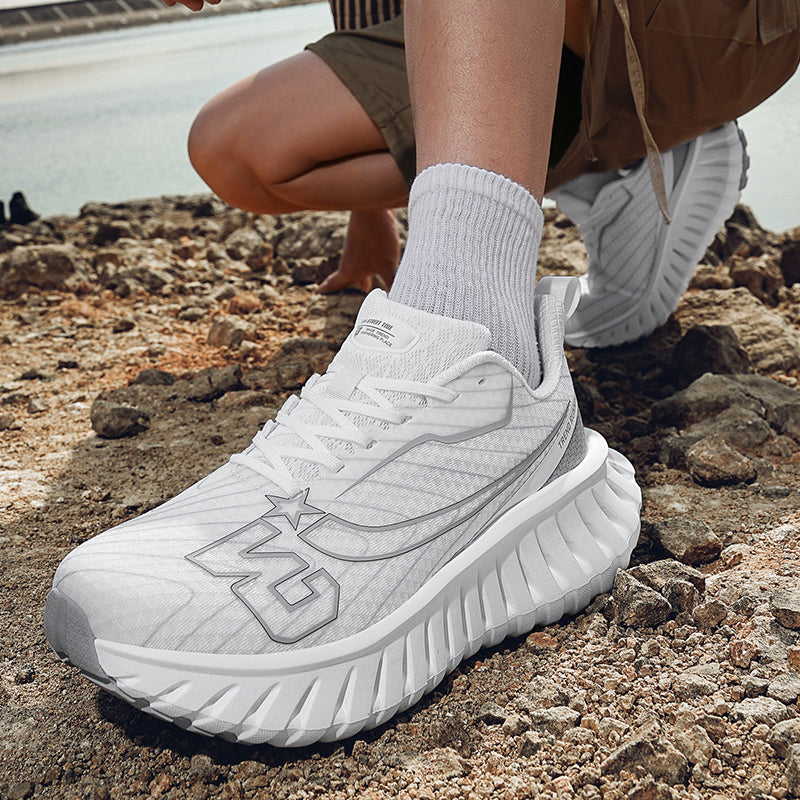 Carbon Plate Running Shoes for Men – Lightweight & Breathable with TPU Midsole Sneaker | A396