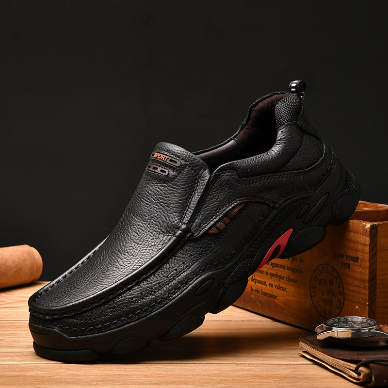 Men's High-End Handmade Genuine Leather Comfortable & Stylish Office Casual Shoes | 3722