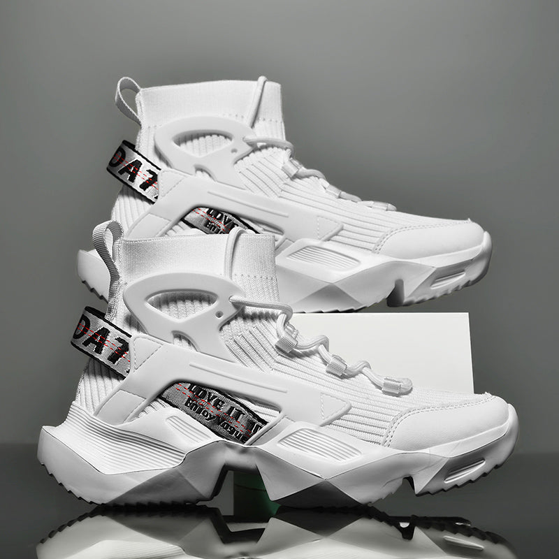 Men’s Trendy Knit Running Sneakers – Ultra-Lightweight, Breathable & Shock-Absorbing Sport Shoes | 803-1