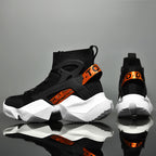 Men’s Trendy Knit Running Sneakers – Ultra-Lightweight, Breathable & Shock-Absorbing Sport Shoes | 803-1