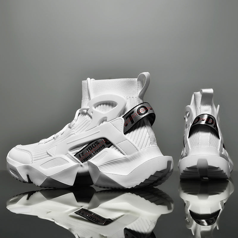 Men’s Trendy Knit Running Sneakers – Ultra-Lightweight, Breathable & Shock-Absorbing Sport Shoes | 803-1