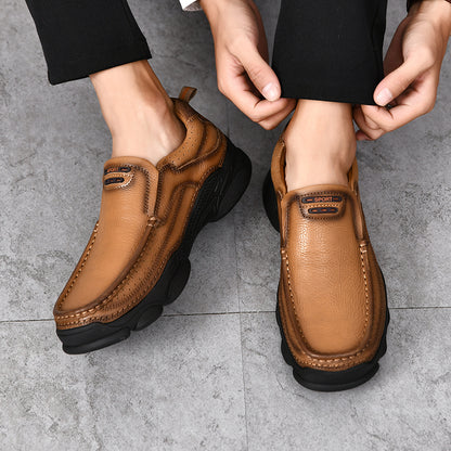 Men's High-End Handmade Genuine Leather Comfortable & Stylish Office Casual Shoes | 3722