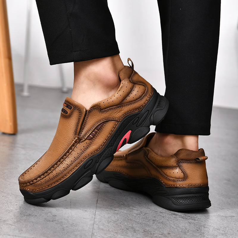 Men's High-End Handmade Genuine Leather Comfortable & Stylish Office Casual Shoes | 3722