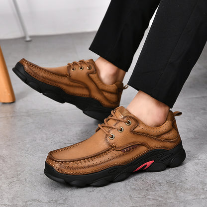 Men's High-End Handmade Genuine Leather Comfortable & Stylish Office Casual Shoes | 3722