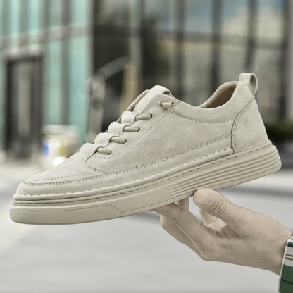 Baskets d'extérieur en cuir véritable Oxford Chaussures décontractées en cuir faites à la main | Z2039 