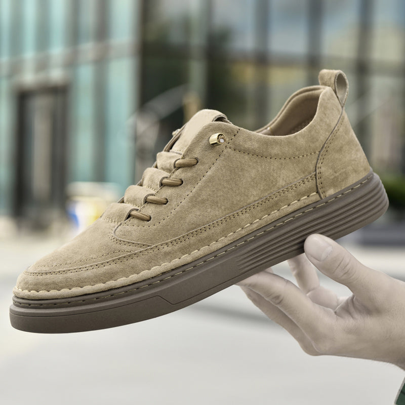 Baskets d'extérieur en cuir véritable Oxford Chaussures décontractées en cuir faites à la main | Z2039 