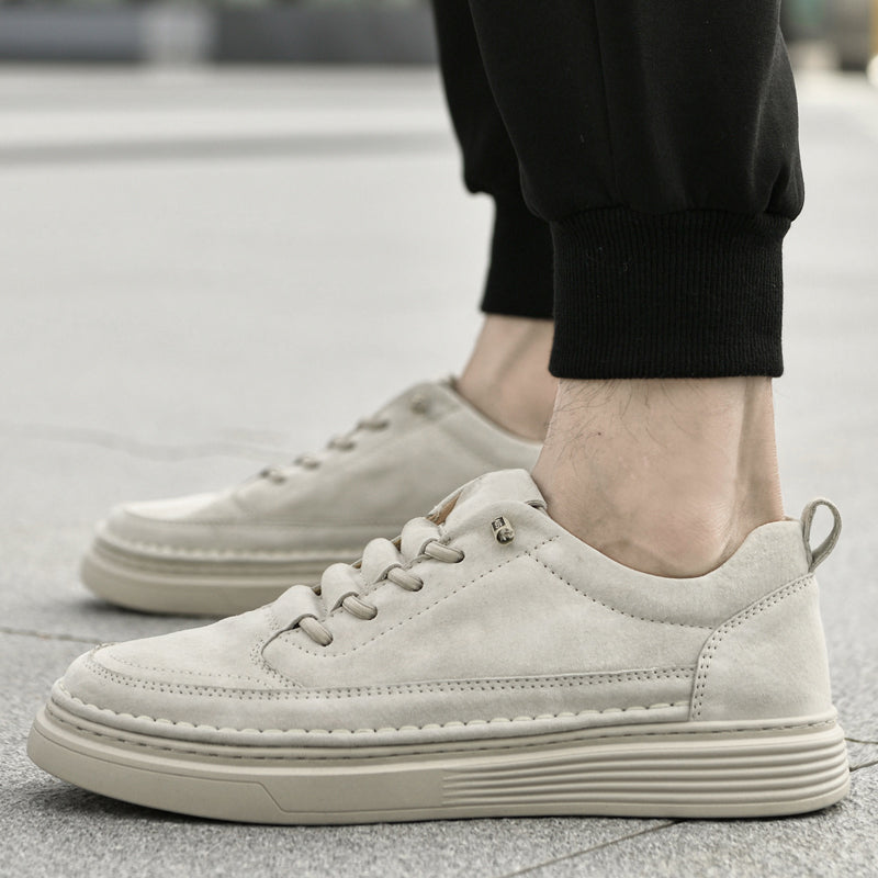 Baskets d'extérieur en cuir véritable Oxford Chaussures décontractées en cuir faites à la main | Z2039 