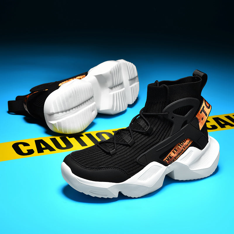 Men’s Trendy Knit Running Sneakers – Ultra-Lightweight, Breathable & Shock-Absorbing Sport Shoes | 803-1