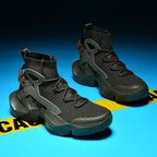 Men’s Trendy Knit Running Sneakers – Ultra-Lightweight, Breathable & Shock-Absorbing Sport Shoes | 803-1