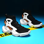 Men’s Trendy Knit Running Sneakers – Ultra-Lightweight, Breathable & Shock-Absorbing Sport Shoes | 803-1