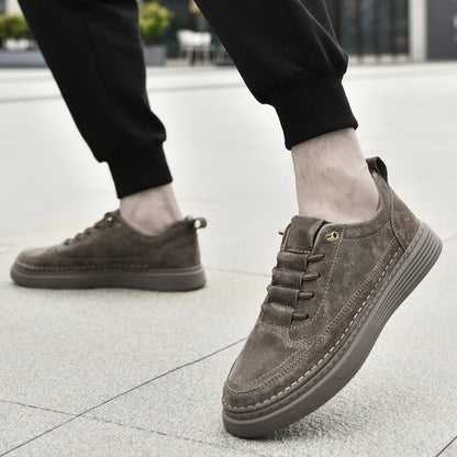 Baskets d'extérieur en cuir véritable Oxford Chaussures décontractées en cuir faites à la main | Z2039 