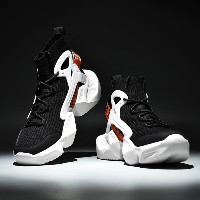 Men’s Trendy Knit Running Sneakers – Ultra-Lightweight, Breathable & Shock-Absorbing Sport Shoes | 803-1