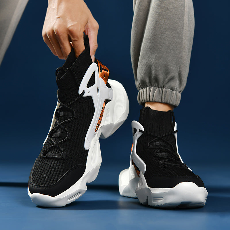 Men’s Trendy Knit Running Sneakers – Ultra-Lightweight, Breathable & Shock-Absorbing Sport Shoes | 803-1