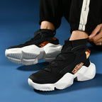 Men’s Trendy Knit Running Sneakers – Ultra-Lightweight, Breathable & Shock-Absorbing Sport Shoes | 803-1