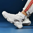 Men’s Trendy Knit Running Sneakers – Ultra-Lightweight, Breathable & Shock-Absorbing Sport Shoes | 803-1