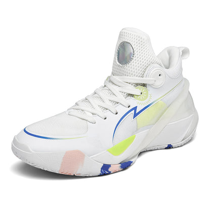 Men's High-Top Basketball Shoes Luminous Sports Sneakers with Enhanced Grip for Performance | 8010