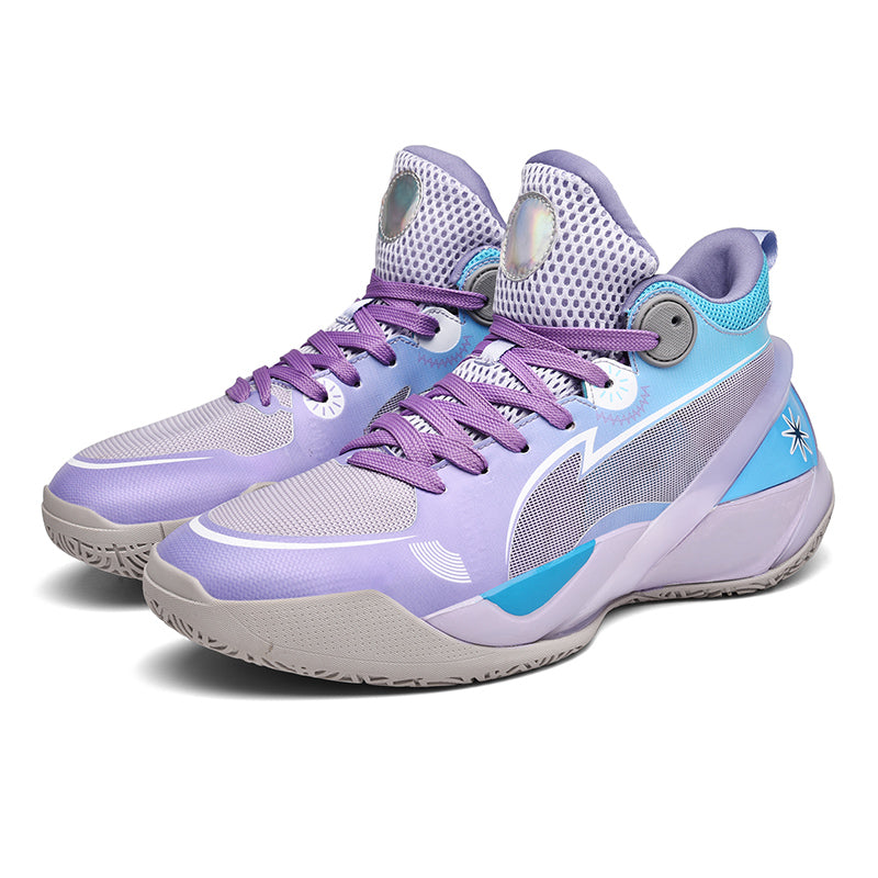 Men's High-Top Basketball Shoes Luminous Sports Sneakers with Enhanced Grip for Performance | 8010