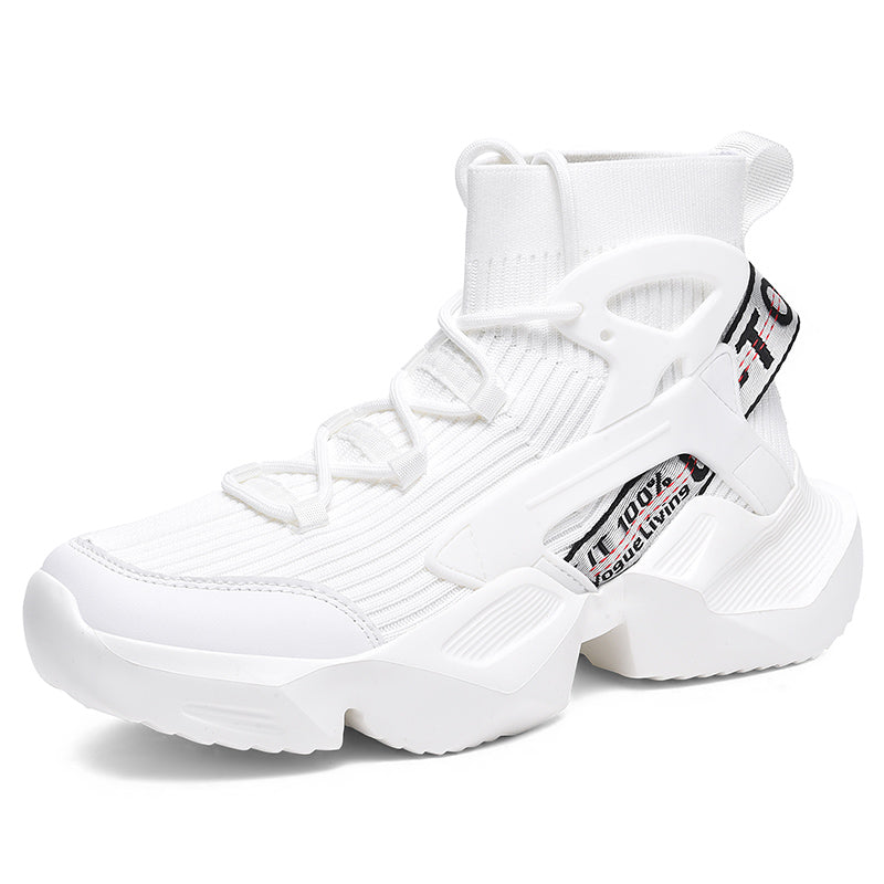 Men’s Trendy Knit Running Sneakers – Ultra-Lightweight, Breathable & Shock-Absorbing Sport Shoes | 803-1