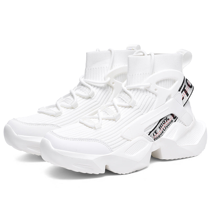 Men’s Trendy Knit Running Sneakers – Ultra-Lightweight, Breathable & Shock-Absorbing Sport Shoes | 803-1