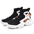 Men’s Trendy Knit Running Sneakers – Ultra-Lightweight, Breathable & Shock-Absorbing Sport Shoes | 803-1