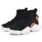 Men’s Trendy Knit Running Sneakers – Ultra-Lightweight, Breathable & Shock-Absorbing Sport Shoes | 803-1