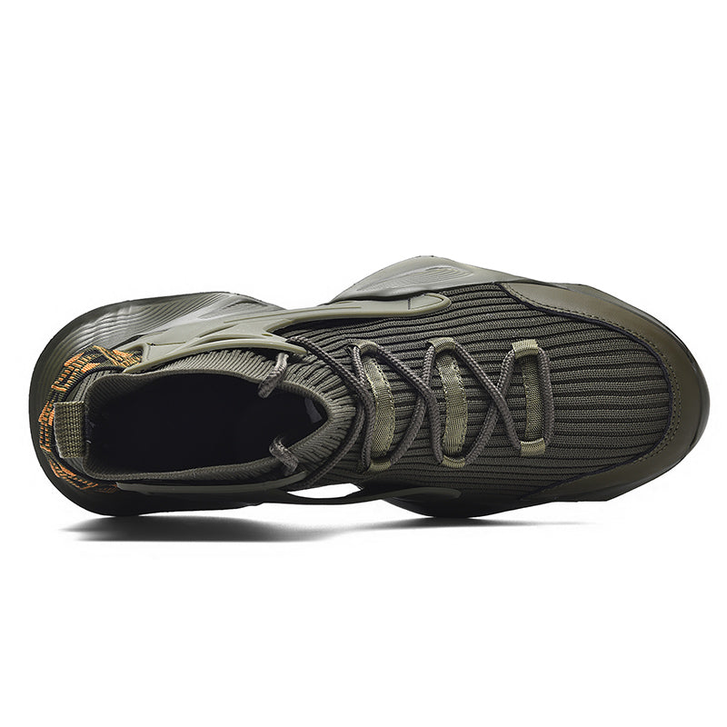 Men’s Trendy Knit Running Sneakers – Ultra-Lightweight, Breathable & Shock-Absorbing Sport Shoes | 803-1